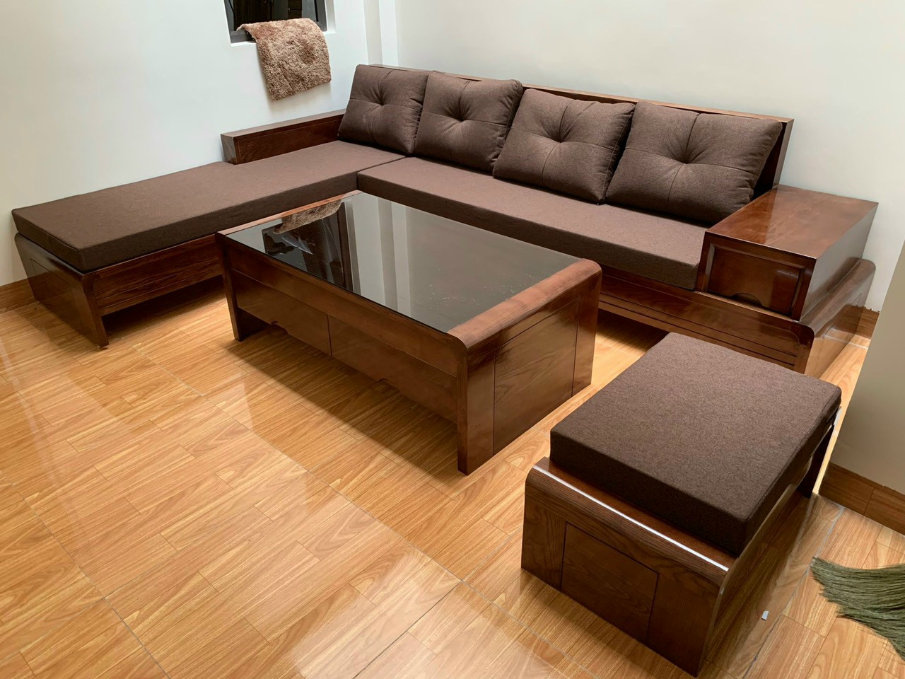 Sofa Gỗ Phòng Khách Đẹp Mẫu Mới 2022